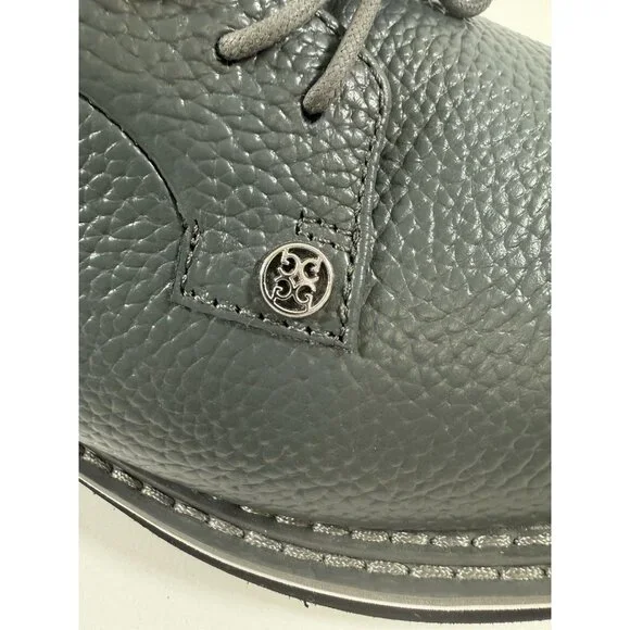G/FORE Mens Gallivanter Pebble Leather Two Tone Charcoal Golf Shoes Sz 9.5 NWOB